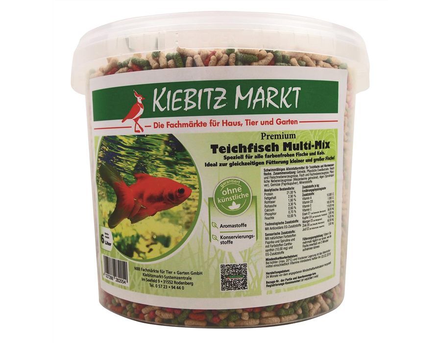 Kiebitzmarkt Teichfisch Multi-Mix 6 l