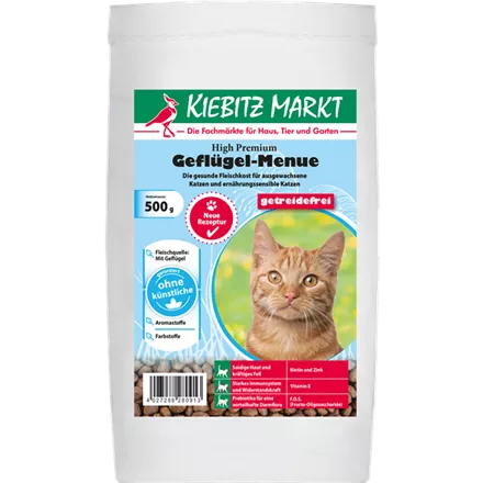 Kiebitzmarkt High Premium Geflügel-Menue getreidefrei