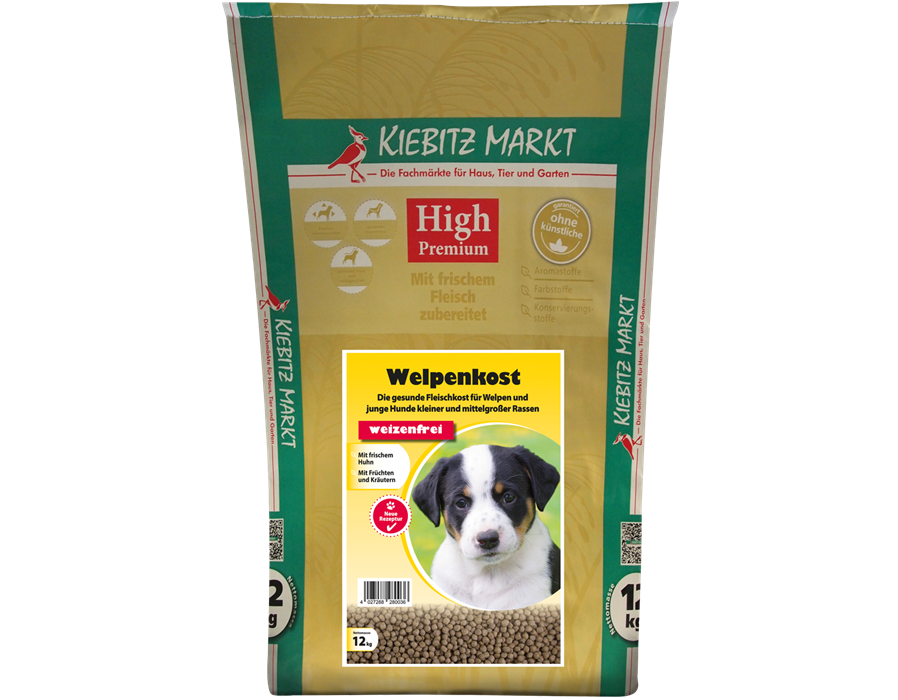 Kiebitzmarkt High Premium Welpenkost weizenfrei 1 kg