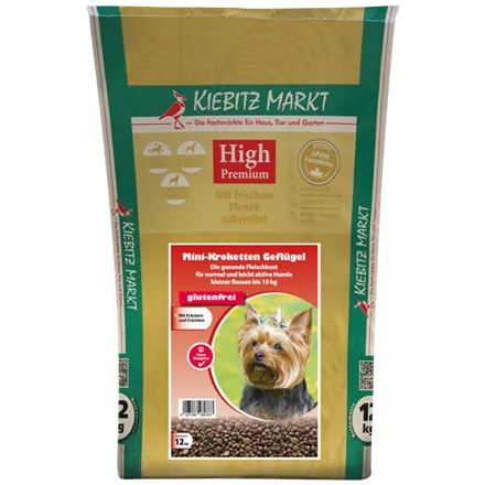 Kiebitzmarkt High Premium Mini-Kroketten Geflügel glutenfrei