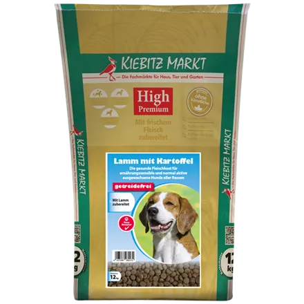 Kiebitzmarkt High Premium Lamm mit Kartoffel getreidefrei