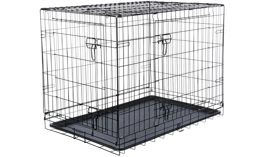 Hundebox Home schwarz M: 78 × 62 × 55 cm, schwarz