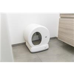 Trixie selbstreinigende Katzentoilette Kunststoff, 53 × 55,5 × 52 cm, weiß