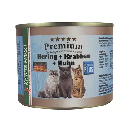 Kiebitzmarkt Premium Hering + Krabben + Huhn