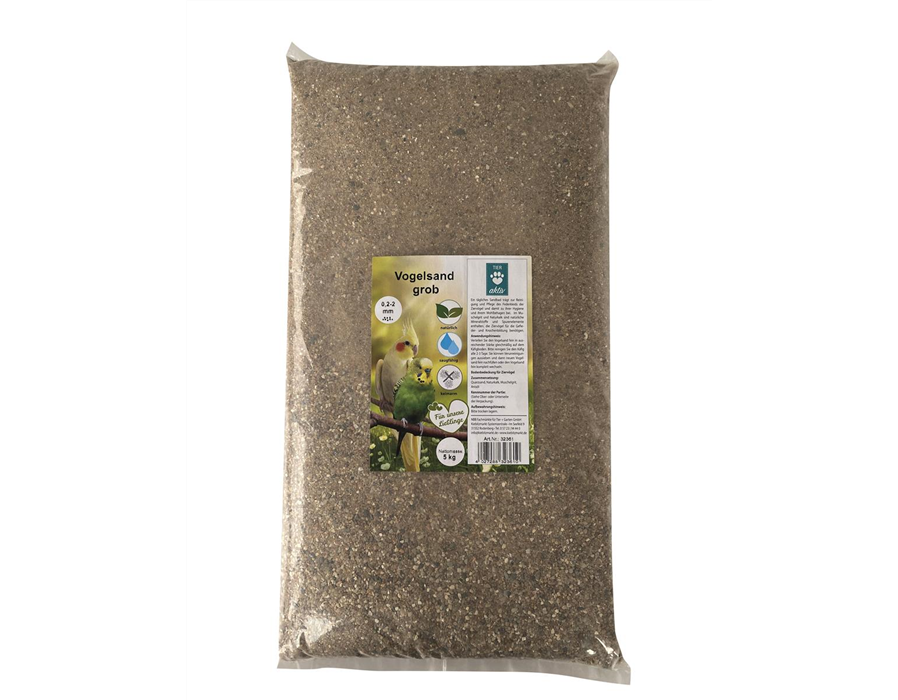 Tieraktiv Vogelsand grob 5 kg