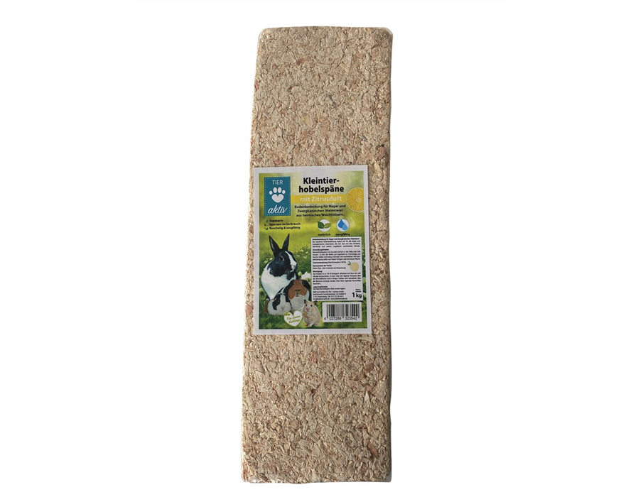 Tieraktiv Kleintierhobelspäne mit Zitrusduft 1 kg