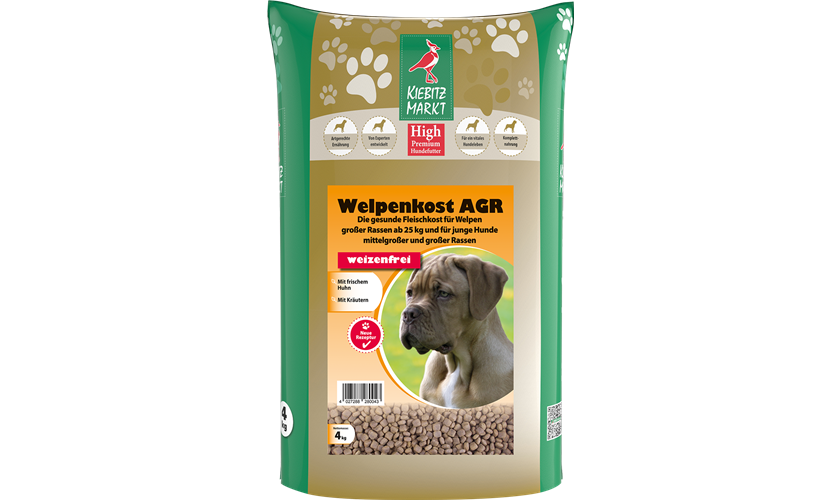 Kiebitzmarkt High Premium Welpenkost AGR weizenfrei 1 kg