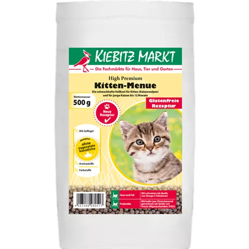 Kiebitzmarkt High Premium Kitten-Menue glutenfrei