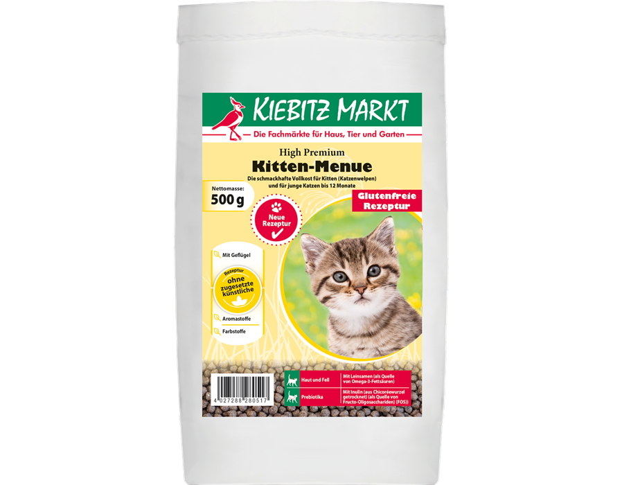 Kiebitzmarkt High Premium Kitten-Menue glutenfrei 2 kg