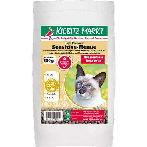 Kiebitzmarkt High Premium Sensitive-Menue glutenfrei