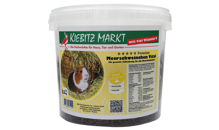 Kiebitzmarkt Premium Meerschweinchen Vital 850 g