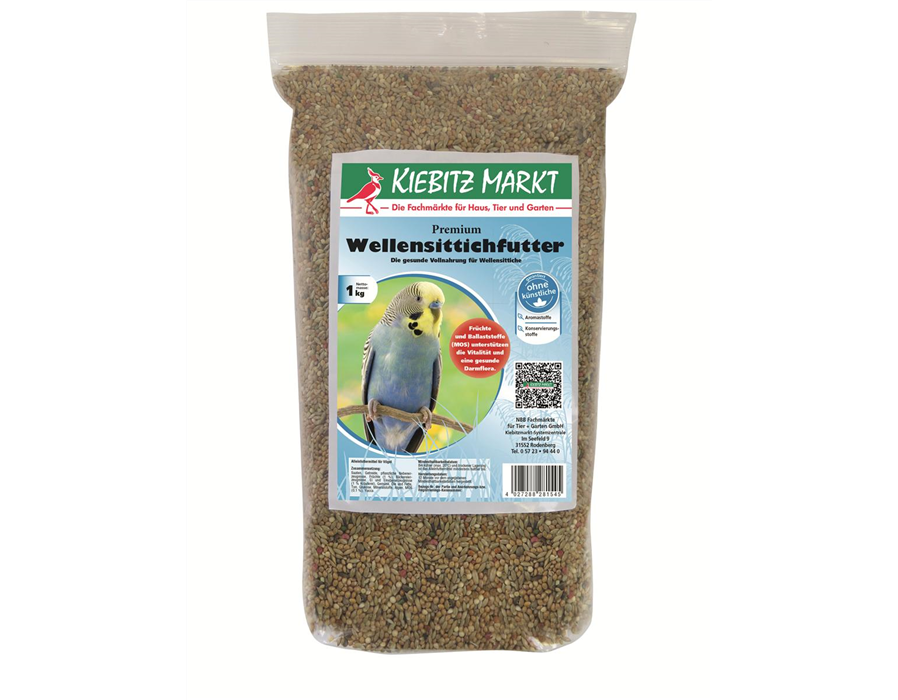 Kiebitzmarkt Wellensittich Premium 1 kg