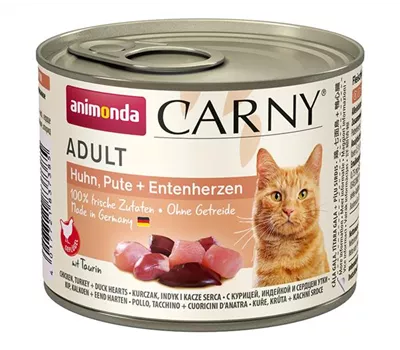 Animonda Cat Dose Carny Adult Huhn&Pute&Entenherzen