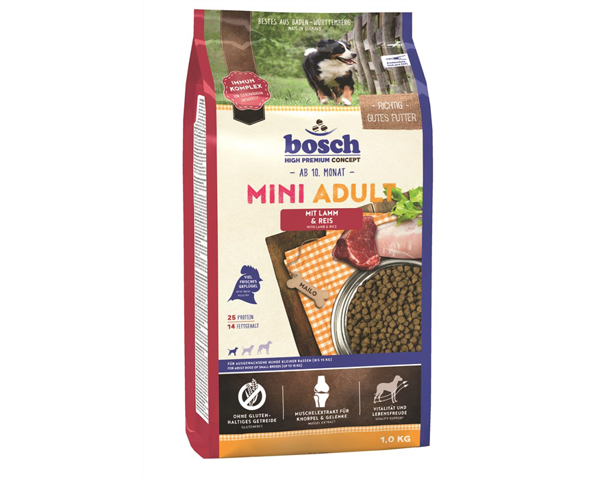 Bosch Dog Mini Adult Lamm & Reis 1 kg