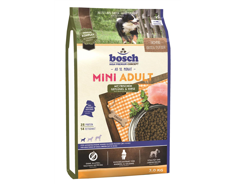 Bosch Dog Mini Adult Geflügel & Hirse 3 kg 3 kg