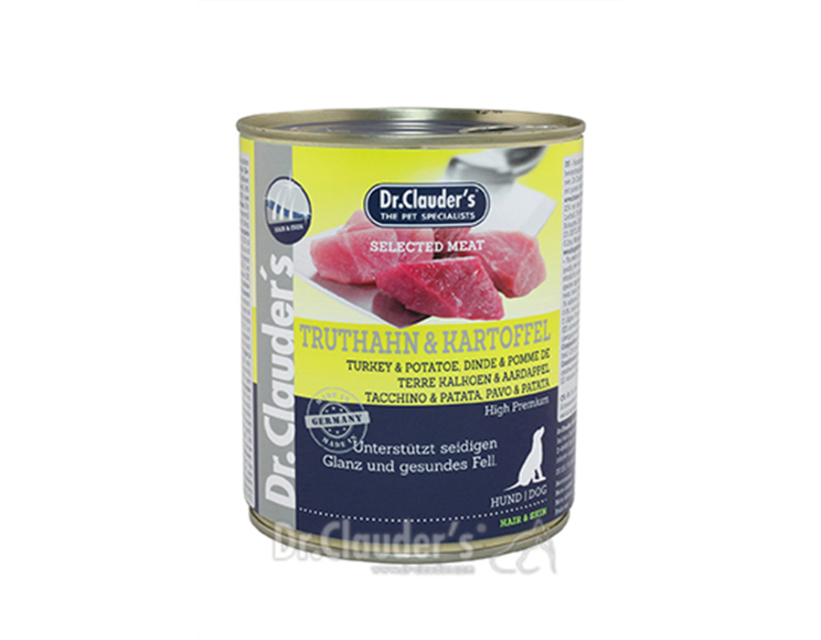 Dr. Clauder's Dog Dose Selected Meat Truthahn&Kartoffel 800 g