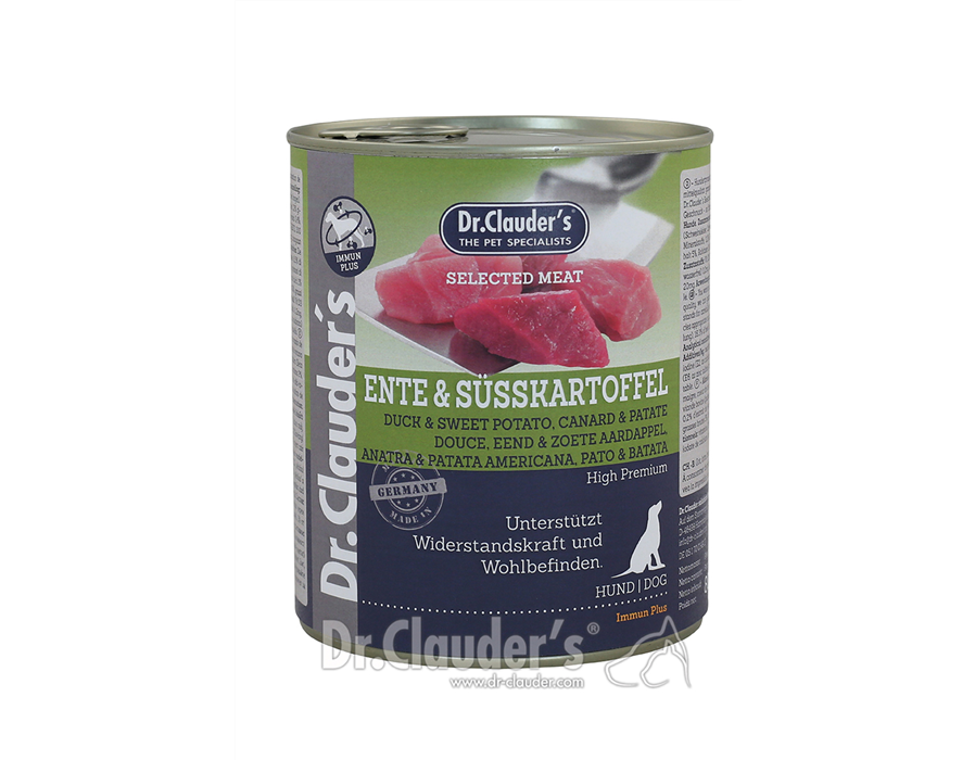 Dr. Clauder*s Dog Dose Selected Meat Ente & Süßkartoffel 800 g 800 g