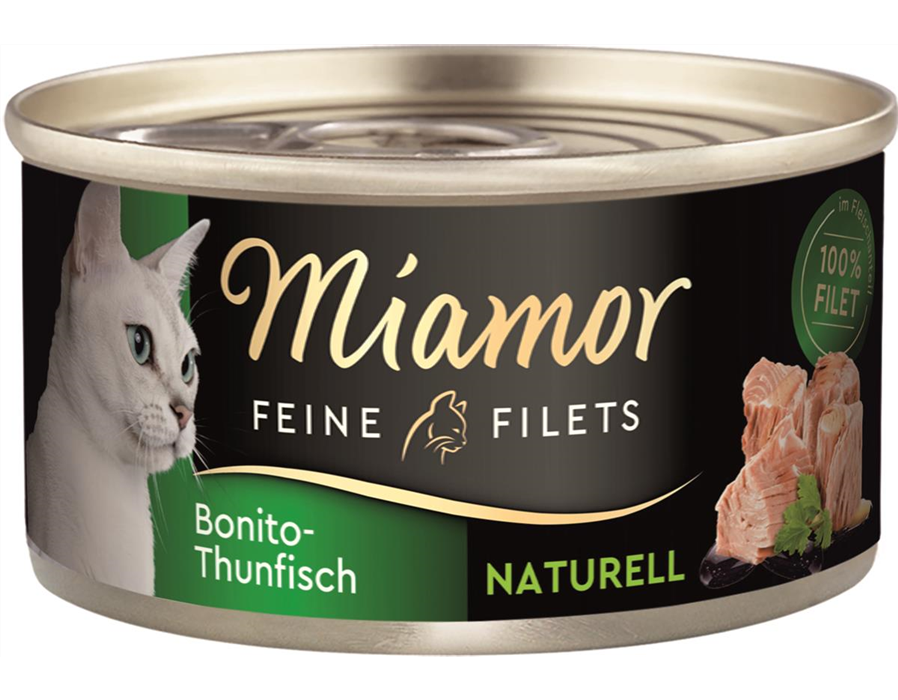 Fin. Dose Miamor Feine Filets Naturell Bonito-Thunfisch 80g 80 g