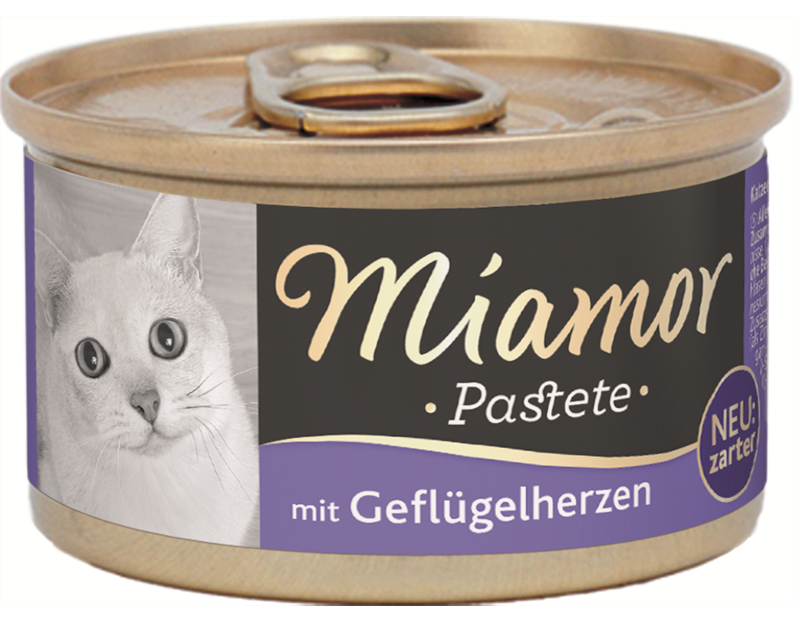 Fin. Dose Miamor Pastete Geflügelherzen 85 g 85 g