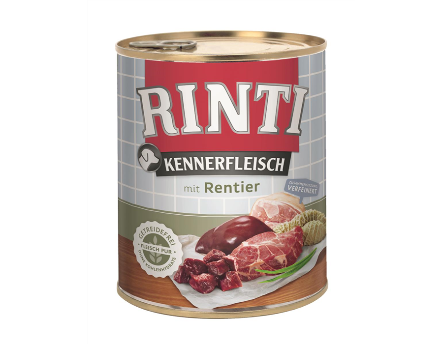 Fin. Dose Rinti Kennerfleisch Rentier 800 g