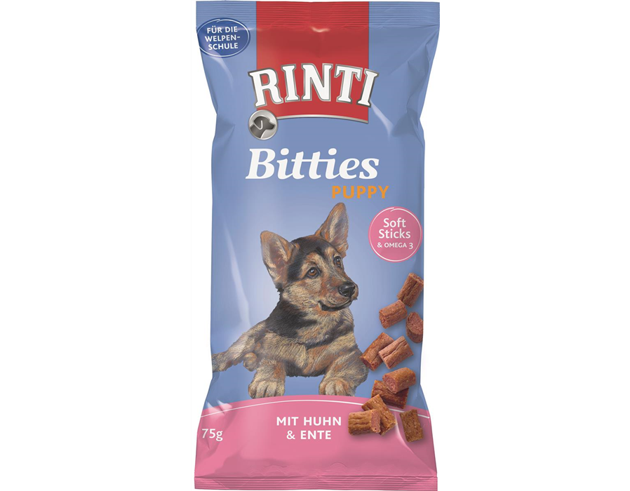 Fin. Rinti Snack Bitties Puppy Huhn&Ente 75 g