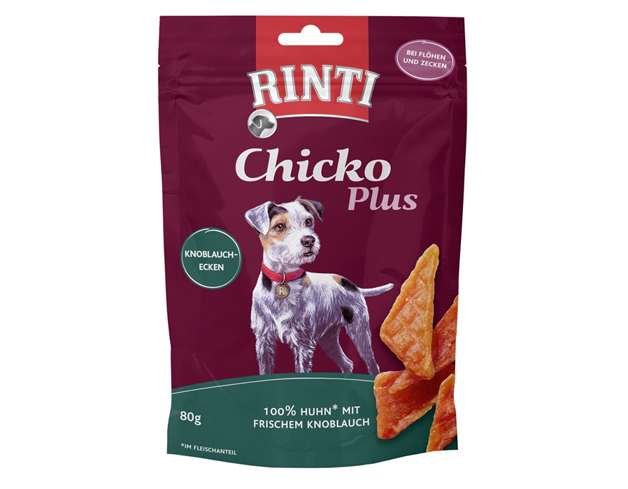 Fin. Rinti Snack Chicko Plus Knoblauchecken 80 g