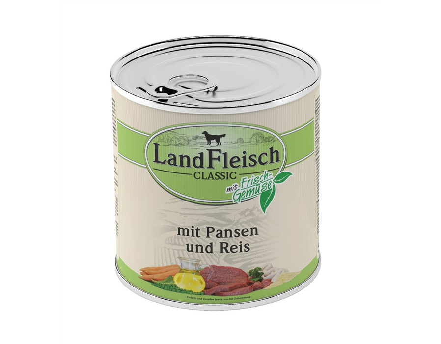 Landfleisch Dog Classic Pansen & Reis 800 g