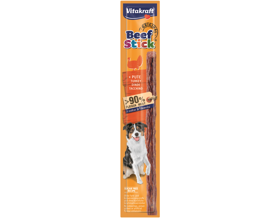 Vitakraft Dog Snack Beef Stick Original Pute 1 Stück