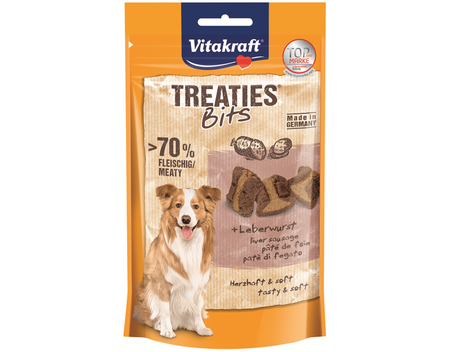 Vitakraft Dog Snack Treaties Bits Leberwurst 120 g