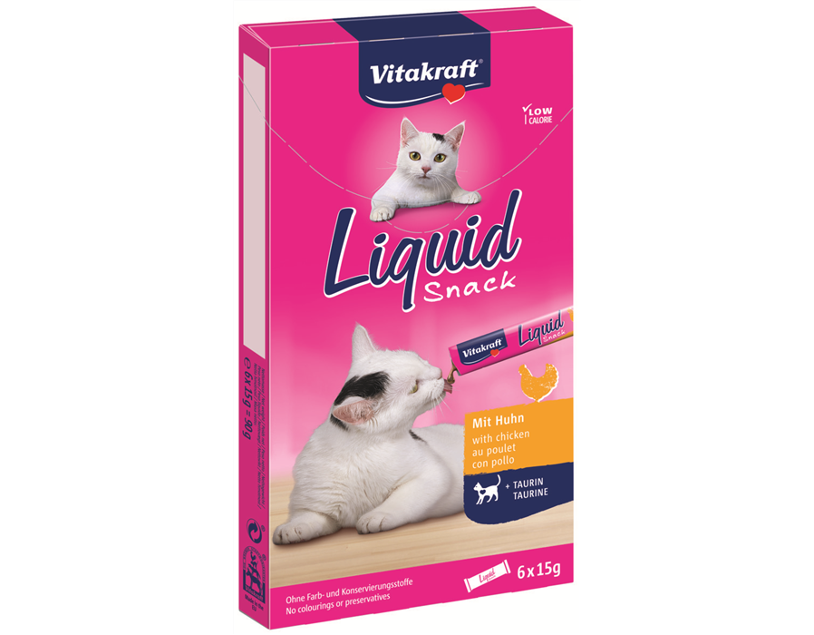 Vitakraft Cat Liquid Snack Huhn + Taurin 90 g