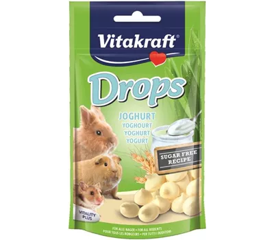 Vitakraft Nager Snack Drops Joghurt Zwergkaninchen