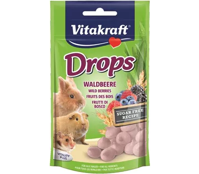 Vitakraft Nager Snack Drops Waldbeere