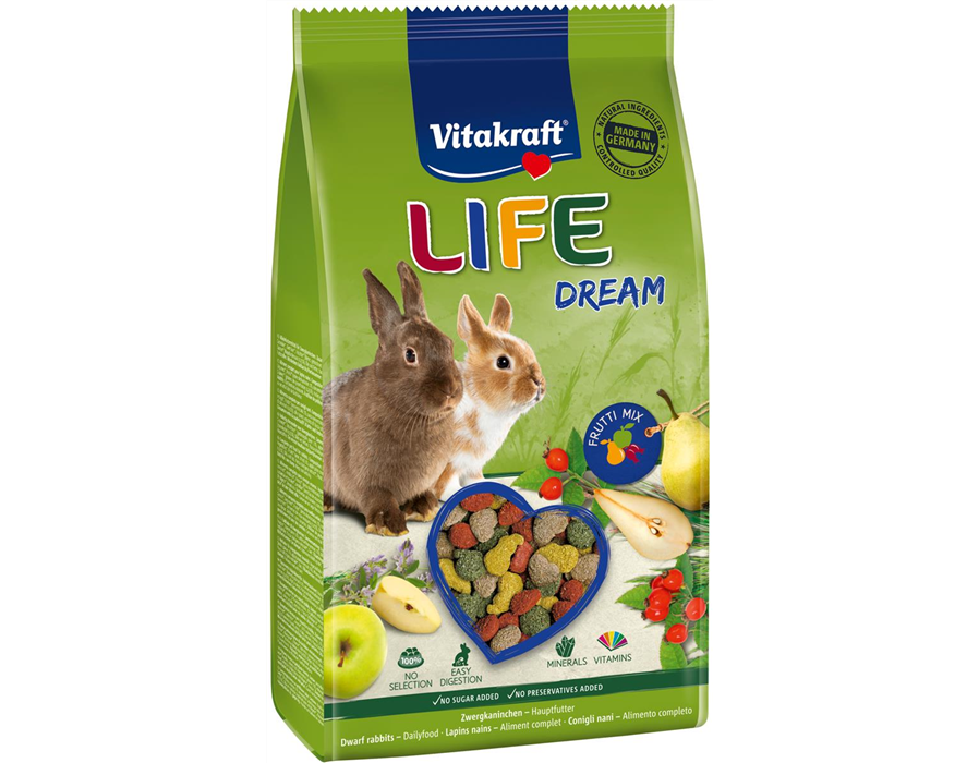 Vitakraft LIFE Dream für Zwergkaninchen 600 g