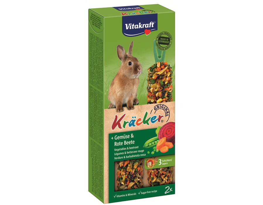 Vitakraft Nager Snack Kräcker Gemüse&Rote Beete 2 Stück