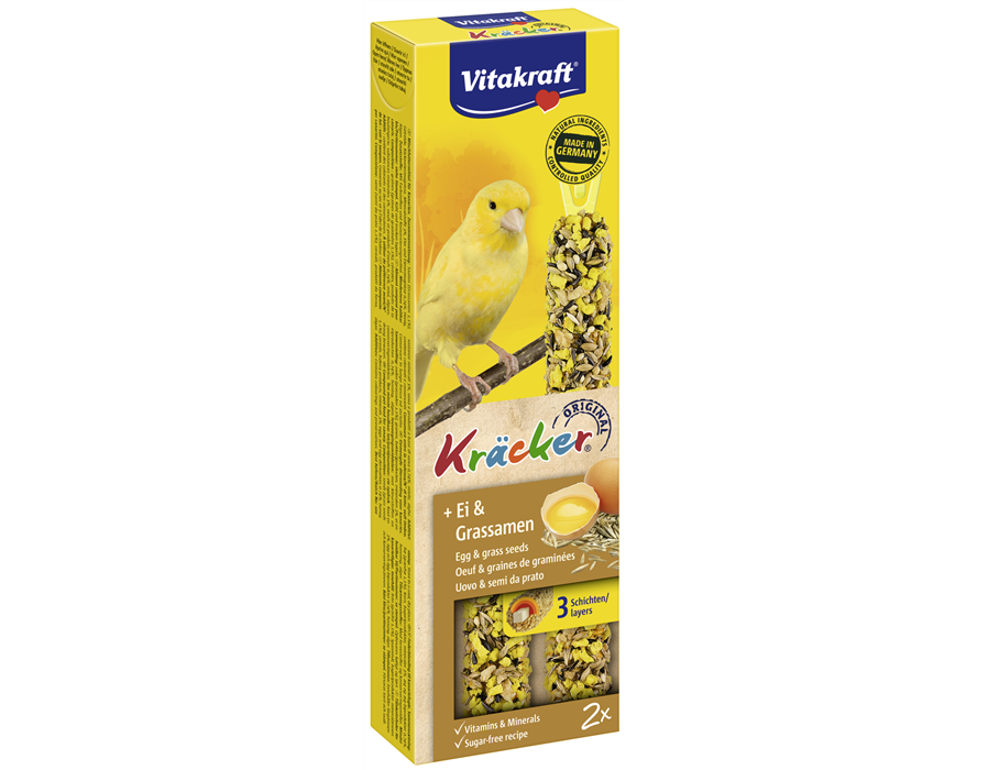 Vitakraft Kräcker Ei & Grassamen 2 Stück