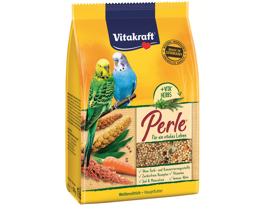 Vitakraft Vogel Sittich Perle® Jod-Vital-C./Honig 500 g