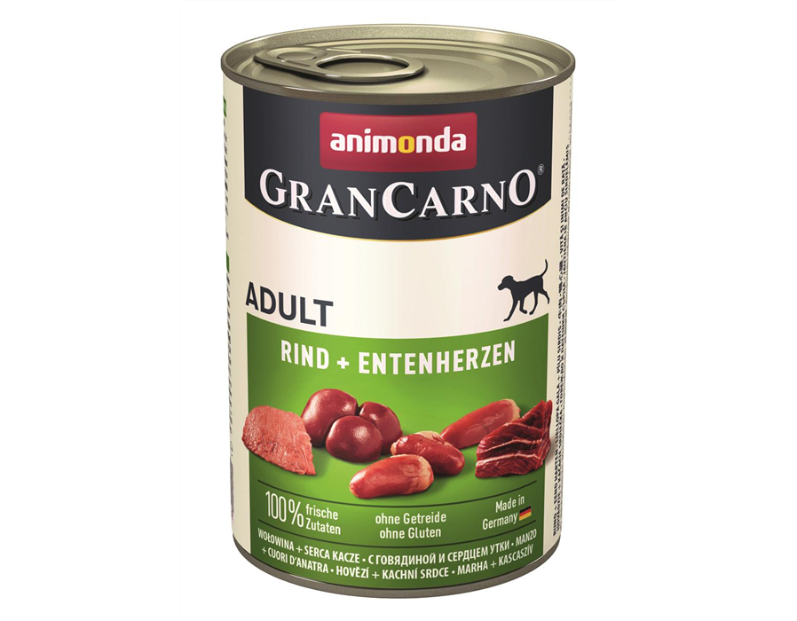 Animonda Dog Dose GranCarno Adult Rind & Entenherz 400 g