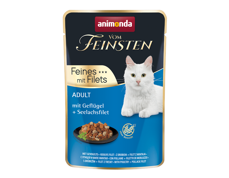 Animonda vom Feinsten Adult Geflügel & Seelachsfilet 85g 85 g