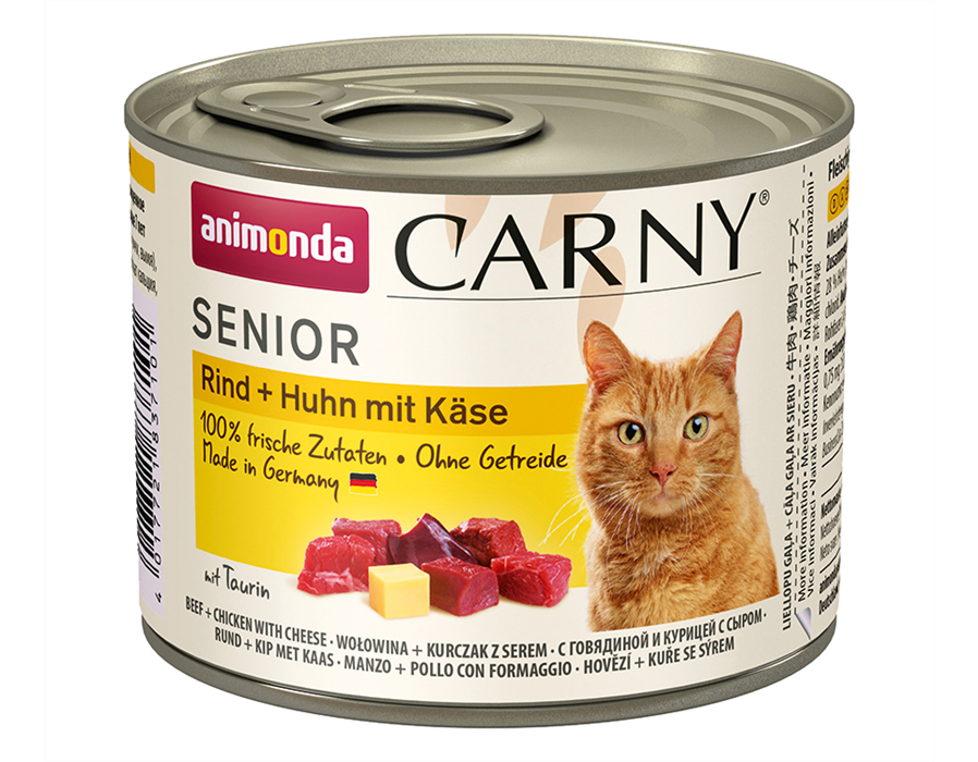 Animonda Cat Dose Carny Senior Rind & Huhn & Käse 200 g 200 g