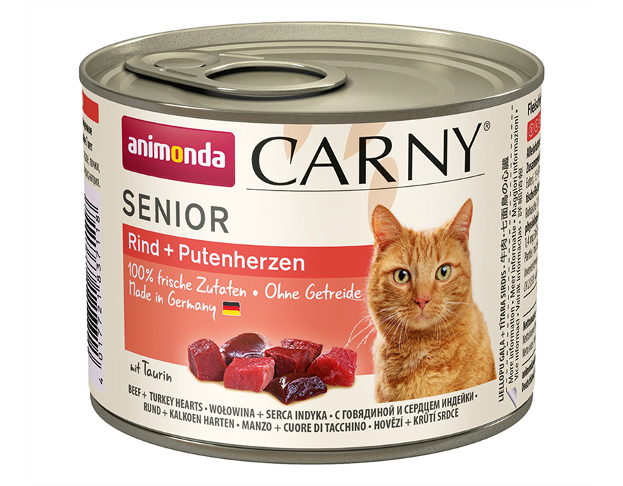 Animonda Cat Dose Carny Senior Rind & Putenherzen 200 g 200 g