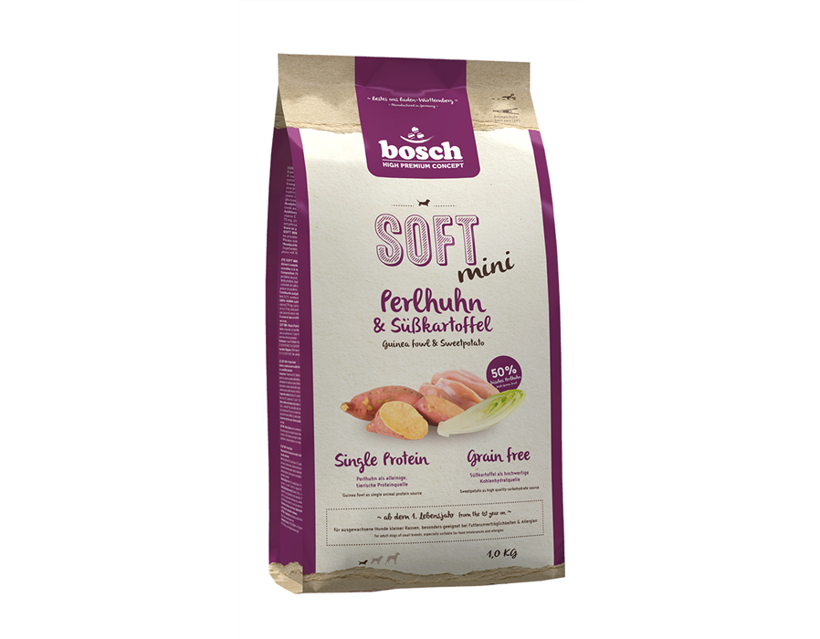 Bosch SOFT Mini Perlhuhn & Süßkartoffel 1 kg