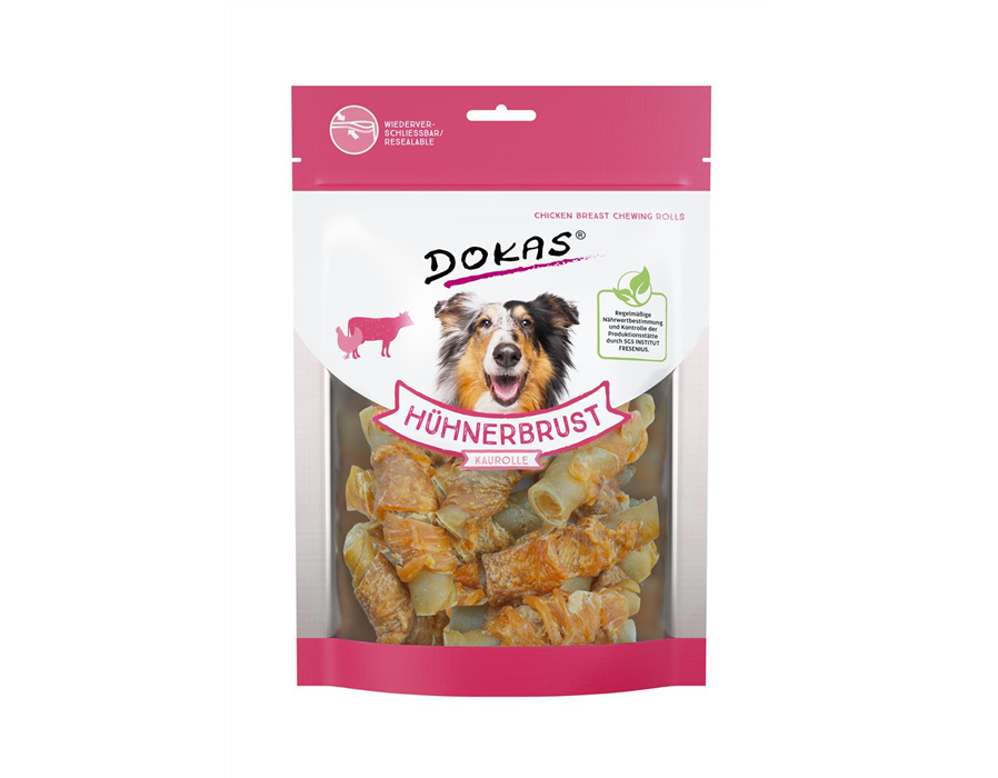 Dokas Dog Snack Hühnerbrust Kaurolle 250 g 250 g