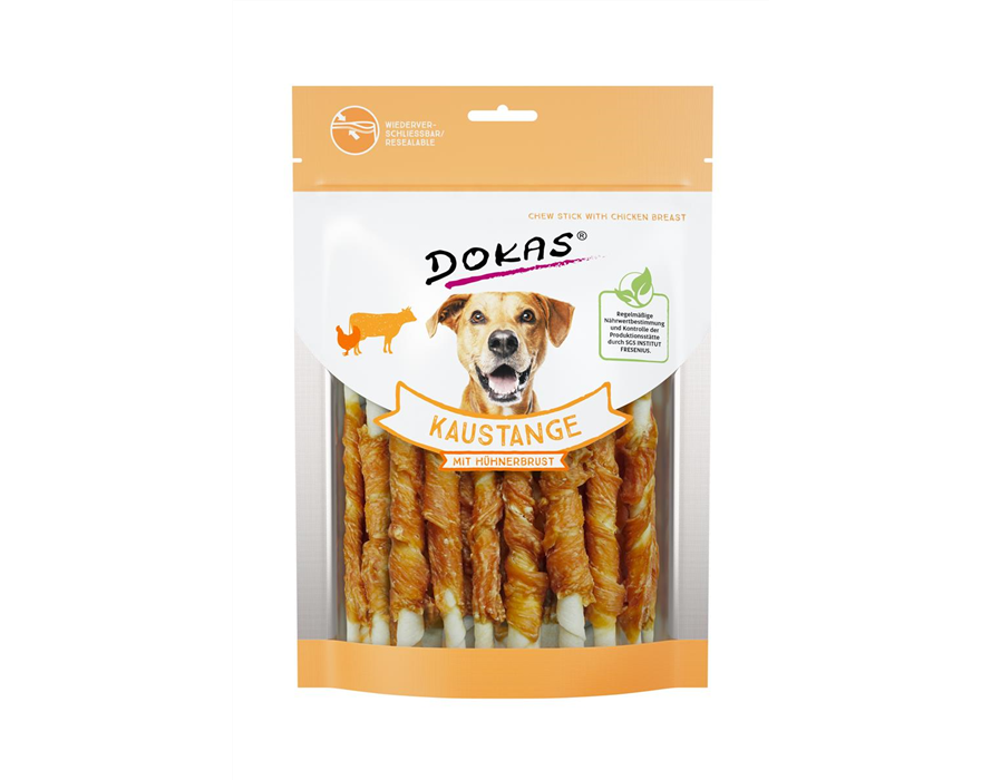 Dokas Dog Snack Kaustange mit Hühnerbrustfilet 200 g 200 g