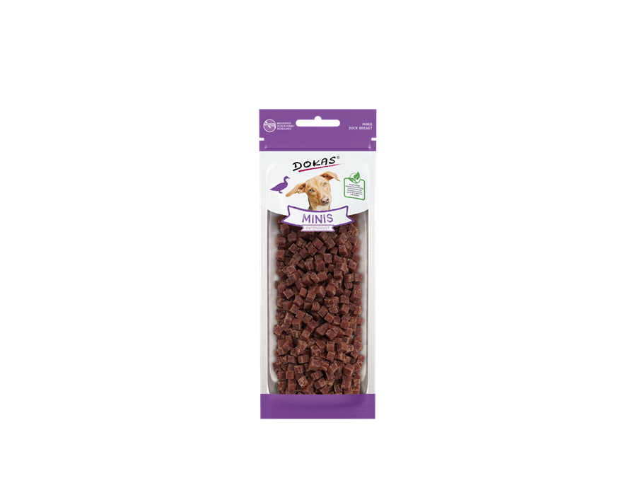 Dokas Dog Snack Minis Entenbrust 70g 70 g