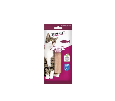 Dokas Cat Snack Lachsfilet 22g