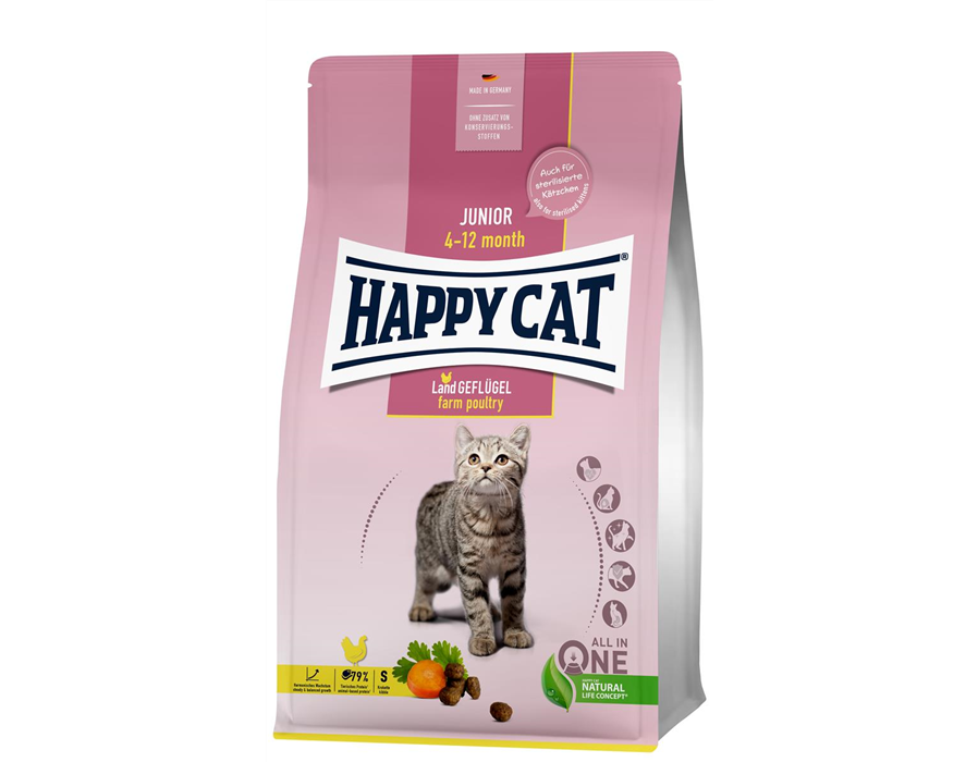 Happy Cat Young Junior Land Geflügel 300 g