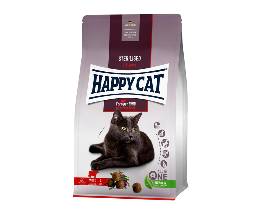 Happy Cat Sterilised Adult Voralpen Rind 300 g 300 g