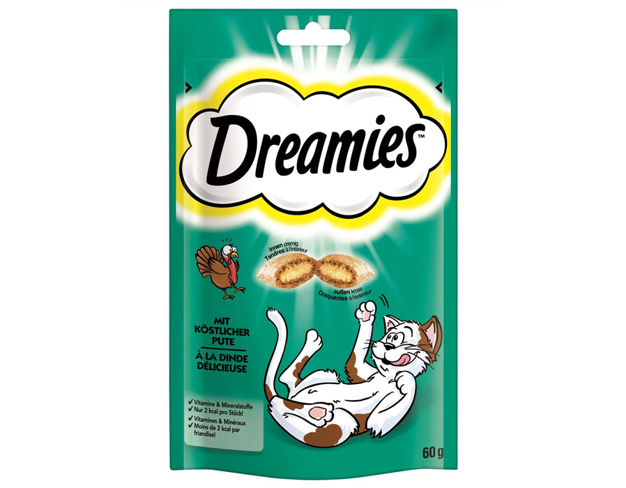 Dreamies Katzensnack mit Pute 60 g